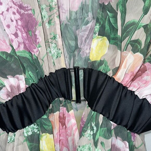 H&M Floral Chiffon Blouse  - Picture 3 of 9